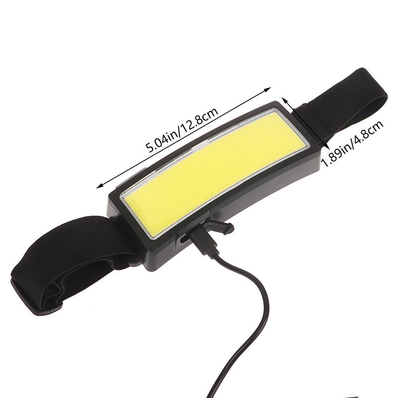 Cob Portable Led Headlights 3 Mode Outdoor Headlight Built In Battery Usb Rechargeable Head Lamp Camping Fishing Climbing Lanter