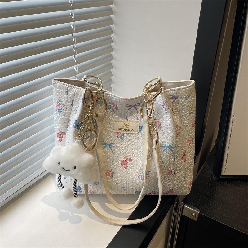 Single Shoulder Bag, Sweet and Artistic Handbag, Casual and Stylish Tote Bag