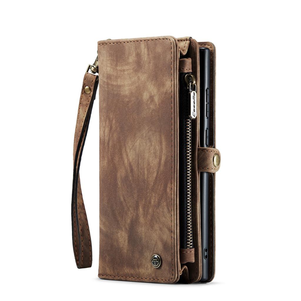 Suitable for Samsung S23 card slot phone case, S25Plus phone leather cover, flip cover A17 multifunctional wallet