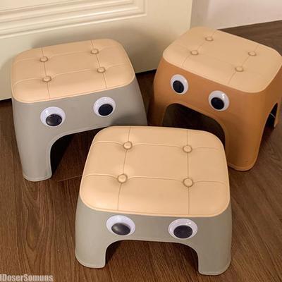 Small Low Stool Plastic Thickened Home Living Room Small Stacked Coffee Table Children's Stool Bathroom Sitting Stool