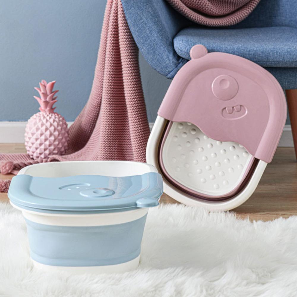 

Массажное складное ведро для ванны для ног, складная сумка для замачивания ног, ванна для мытья ног