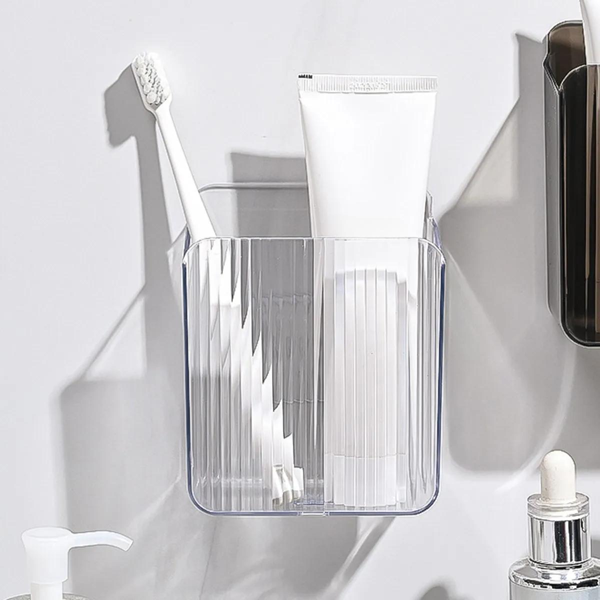 Прозрачный настенный органайзер для домашних животных пластиковый контейнер для хранения контейнер для ванной комнаты в общежитии и офисный держатель для телефона корзина 769₽