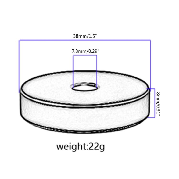 1 Stück Professioneller 45 U/min Adapter für 7-Zoll Schallplatten Plattenspieler Discs Kuppel
