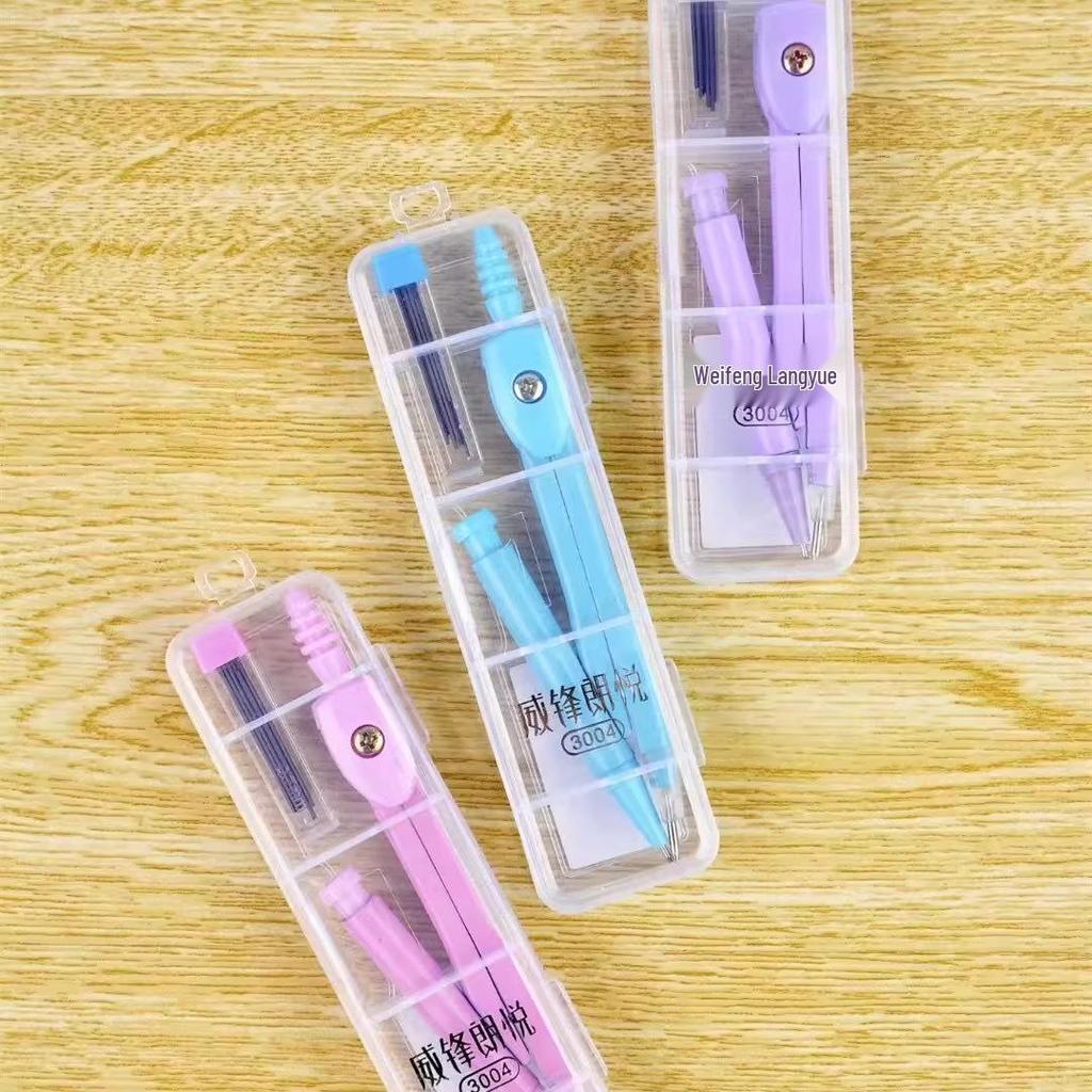 Junior High Alloy Compass Set: Exam & Design Drawing Tool for Students