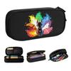 Custom Kitsune Nine Tail Fox Cute Pencil Case Boy Girl Large Capacity Japanese Art Pencil Bag School Accessories