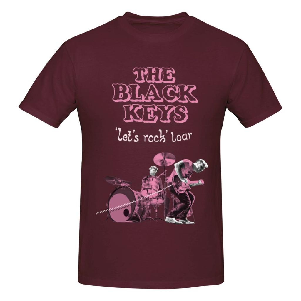 Unisex The Black Keys Trendy T Shirt Streetwear O-neck Cotton Tshirt