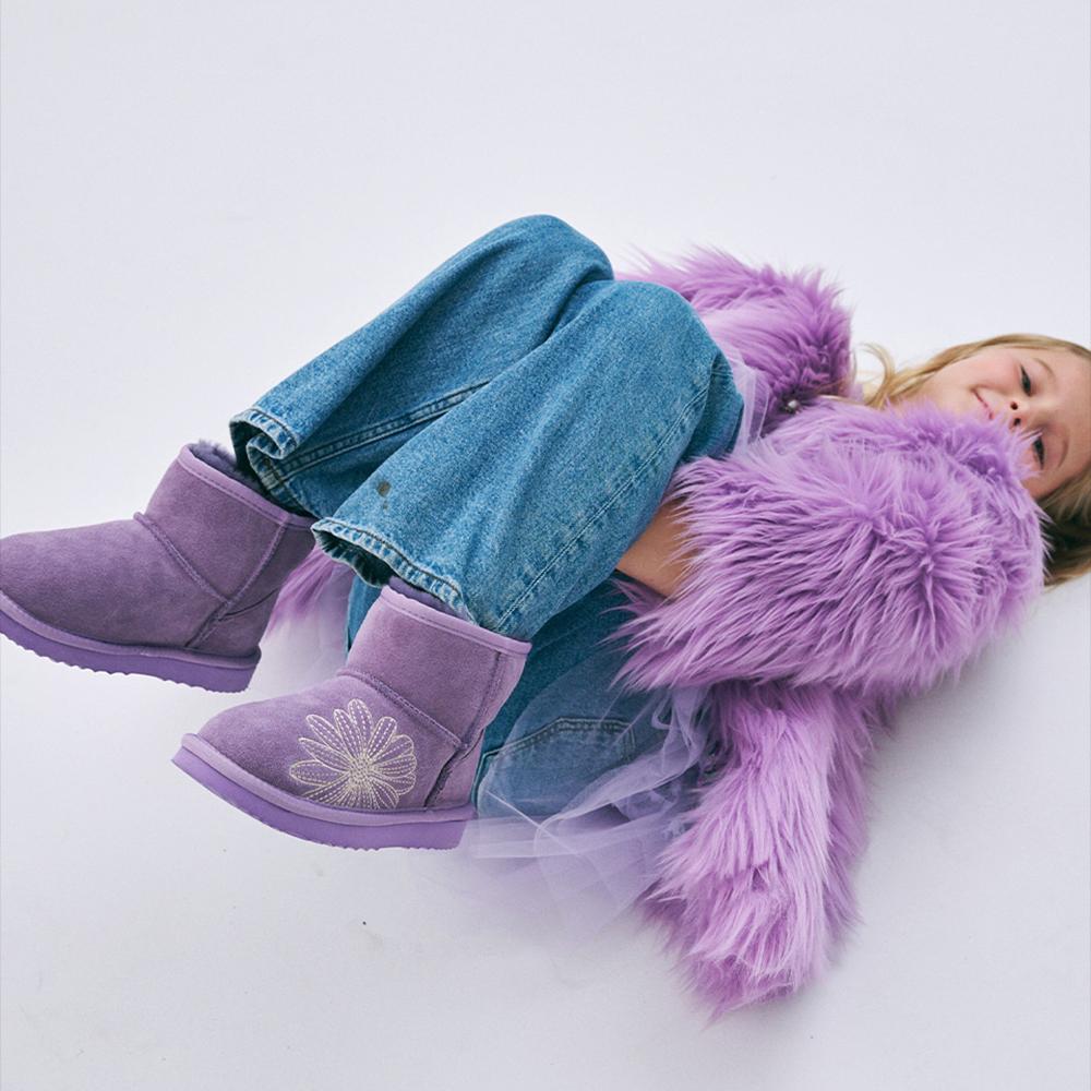 [mardimercredi] Вторник Среда Детские ботинки UGG - Лавандовые 170