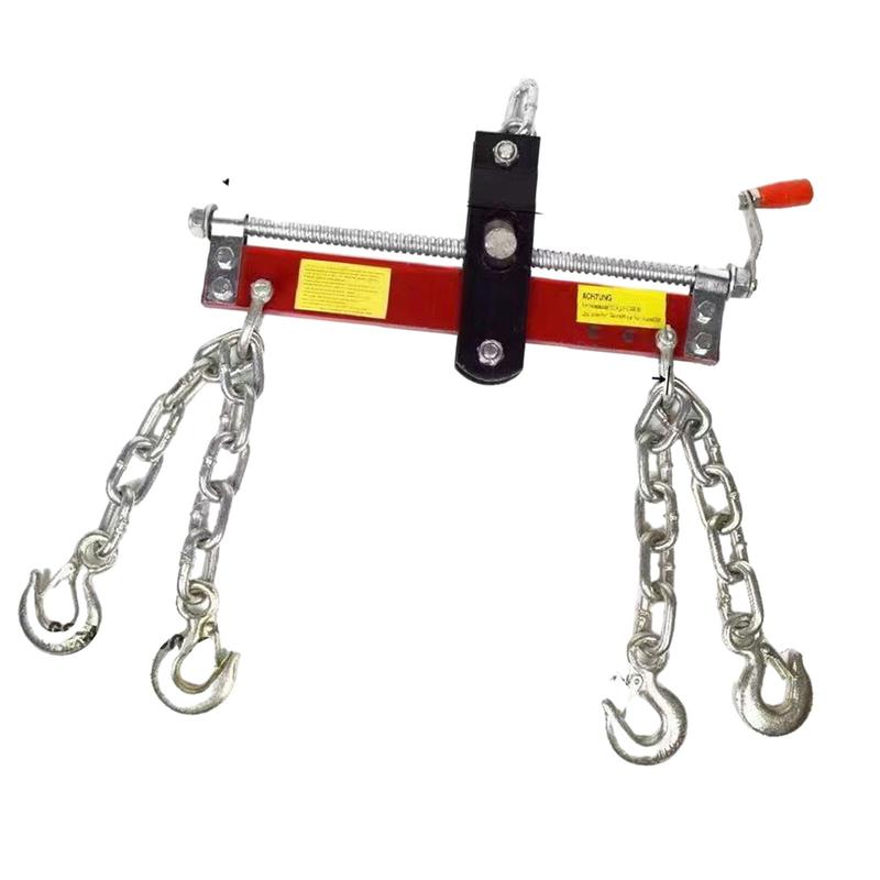 Engine Hoist Bracket with Chain Support Adjustable Load Leveler Crane Accessory for Garage and Workshop