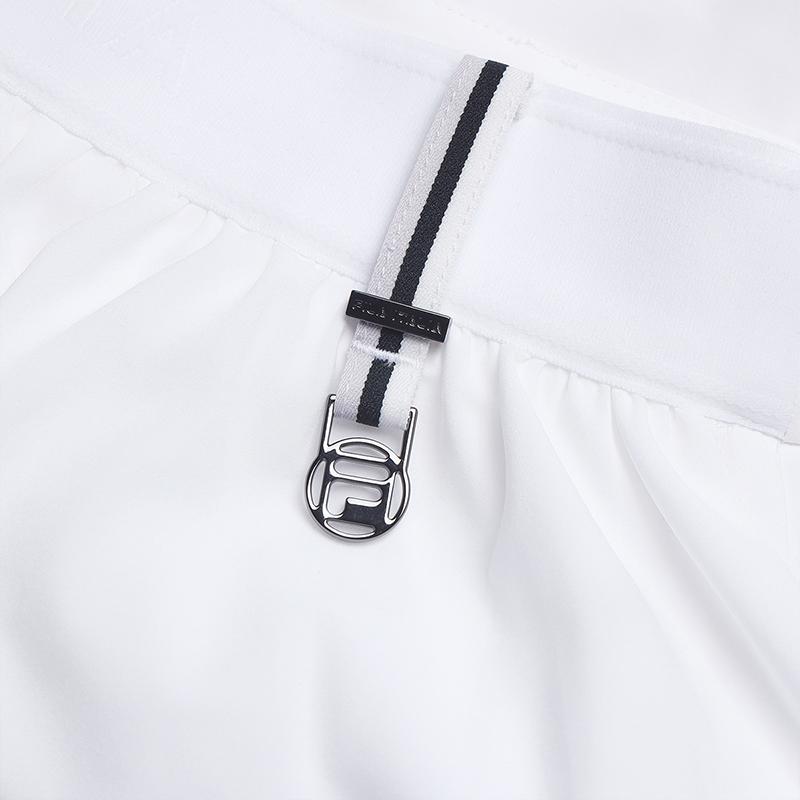 Fila Golf Series Simple Cute Comfortable Solid Color Casual Skirt Women Skirts A11W625324FWT