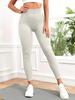 Women's High Waist Seamless Quick-Dry Ribbed Yoga Pants - Hip Lifting & Moisture-Wicking Leggings