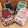 High Capacity Checkerboard Plaid School Bag Nylon Students School Bags  College Students