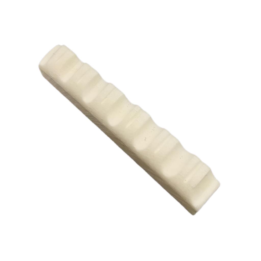 Acoustic Guitar Pre Slotted Bone Nut Replacement 6 String Guitar Top Nut Up Saddle Music Instrument Parts Easy Install