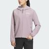 Adidas Wind.Rdy Softshell Brushed Jacket Solid Color Logo Outdoor Sports Softshell Jacket Women Jacket Lilac IW2789