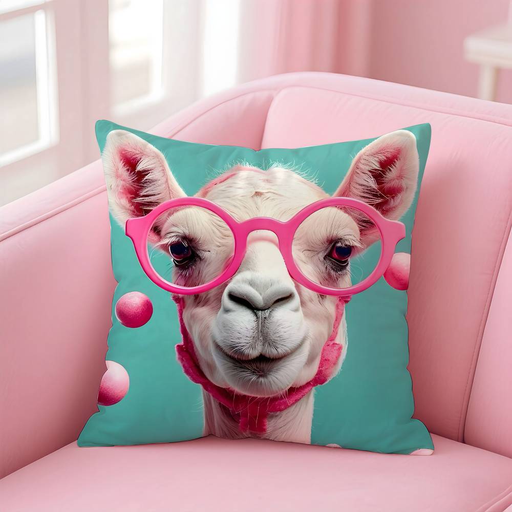 Vibrant Animal Bubble Fashion Tiger Pillow Case Pattern Printing Pillowcase Living Room Sofa Cushion Cover Bedroom Room Decor