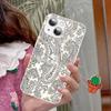 Classic Design E-Etro For IPhone 14 13 12 Mini 11 Pro XS Max X XR 14 Plus Tempered Glass Cover