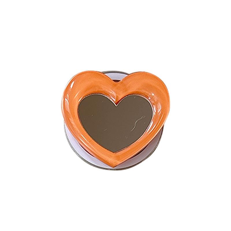 Simple Wind Love Mirror Lazy Ring Portable Mobile Phone Magnetic Suction Airbag Bracket Retractable Desktop Watching Drama