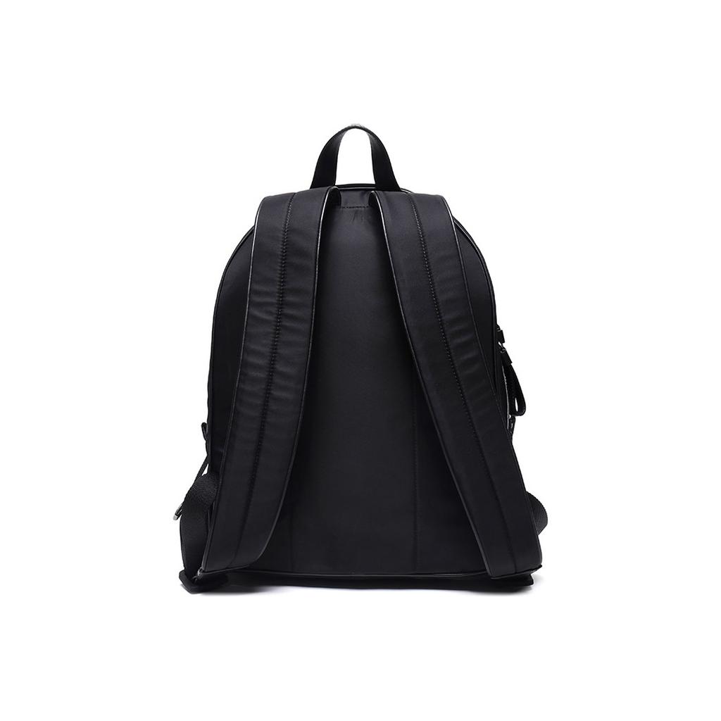 Bally Minimalist Letter Logo Pattern Commuter Sports Large Capacity Fabric Backpack Men Backpack Black FLIP-00