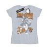 Tom And Jerry Womens/Ladies Spinning Basketball Cotton T-Shirt