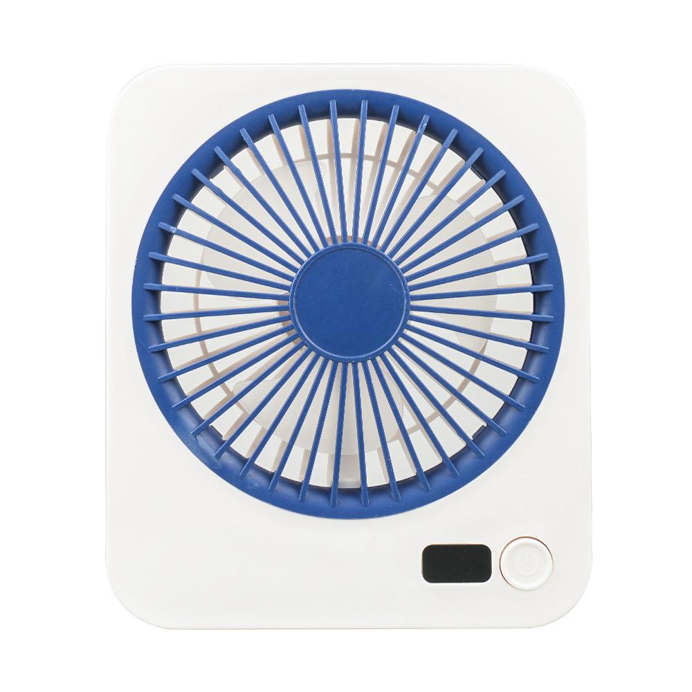 

Ultra-Thin Portable Desktop Fan with Digital Display for Home, Office, Camping, Wall-Mountable 120cm білий/синій