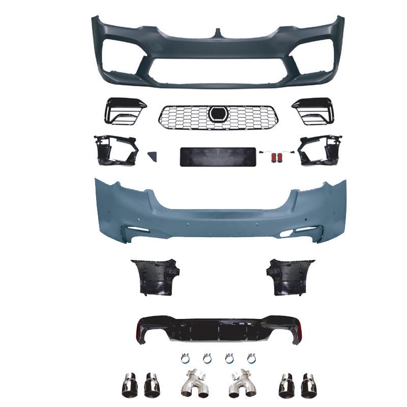 2017-2020 BMW 5 Series G30/G38 M5 Body Kit (21+ Style) - No Light Modification Needed