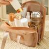 Large Capacity Mesh Handheld Makeup Bag Square Storage Toiletry Bag Simple Cosmetic Cases  Travel
