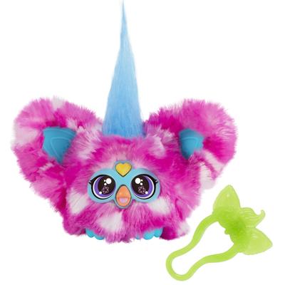 Furby Furbrets Dirty Mini Furby Electric Stuffed for Ages 6 and Polka Genuine Product Friends, 45+ Sounds, Language, Toy, Up, Pink, Dots, G0403,