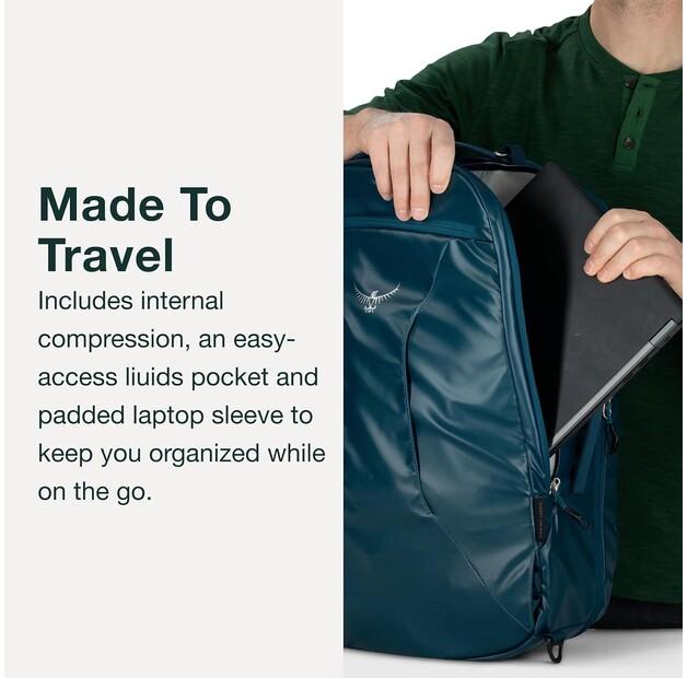 Рюкзак Osprey Transporter Carry On 44 concrete tan (10005246)