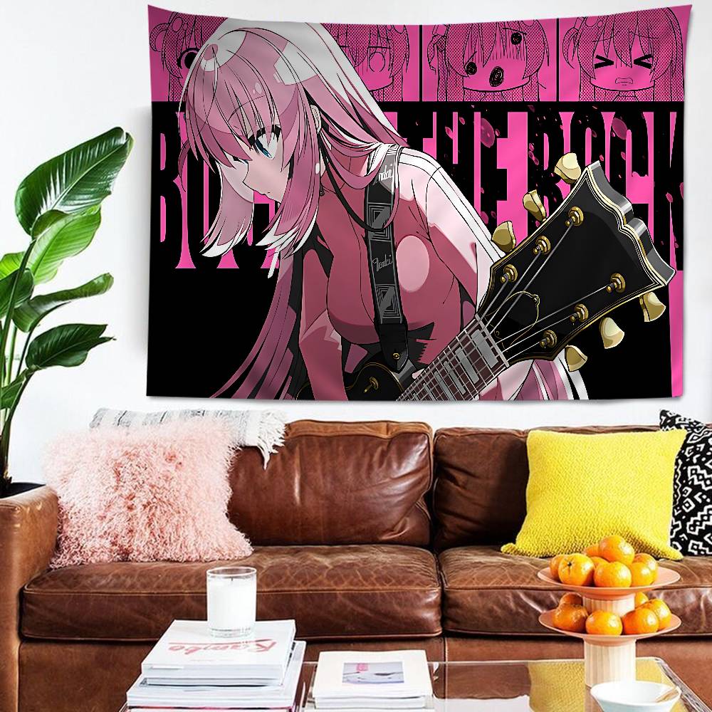 Anime Bocchi The Rock Cartoon Wandkleed Wanddecoratie Huishoudelijke Woondecoratie