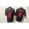 49ers Football Jersey Embroidered American Game Uniform Sports Training Shirt