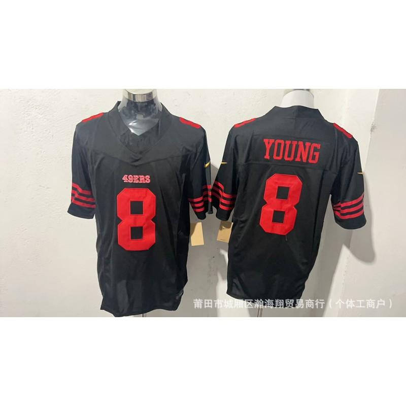 49ers Football Jersey Embroidered American Game Uniform Sports Training Shirt