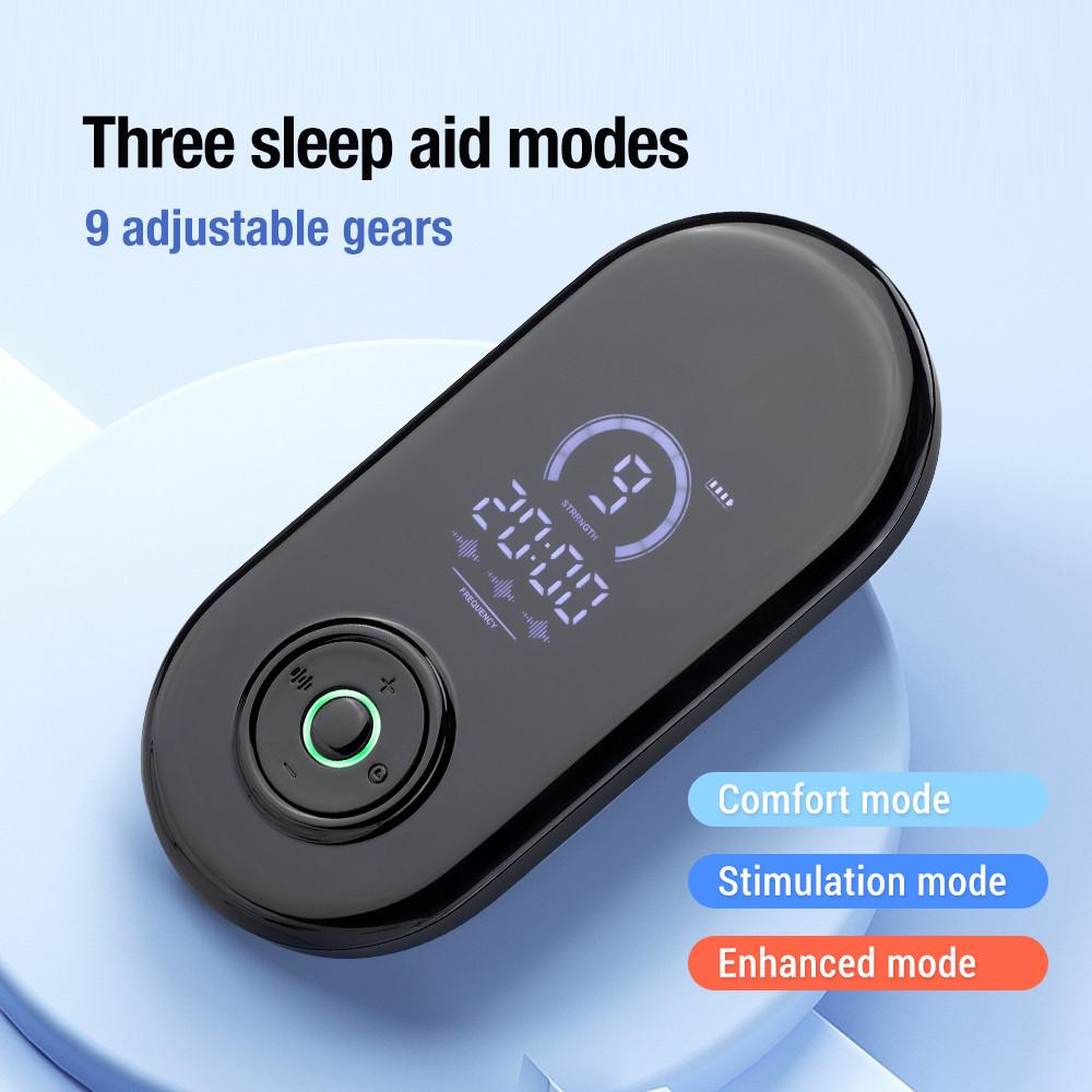 Ear Clip Type Intelligent Fast Sleep Aid Relieve Insomnia Anxiety Depression Migraine Head Improve Night Sleep Device