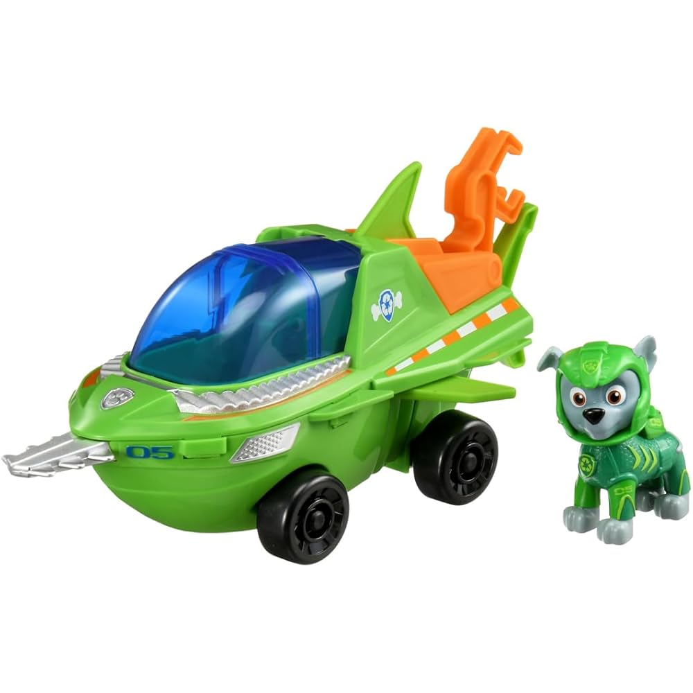 Takara Tomy Paw Patrol Basic Vehicle Rocky Aqua Sea Fish Toy