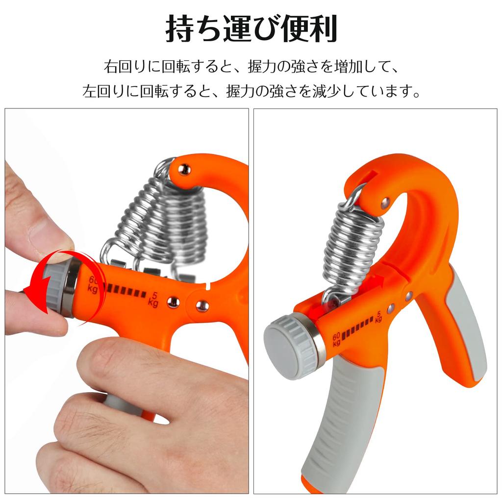 YOKELLMUX Hand Grips for Grip Strength Training, 5-60KG, Unisex.