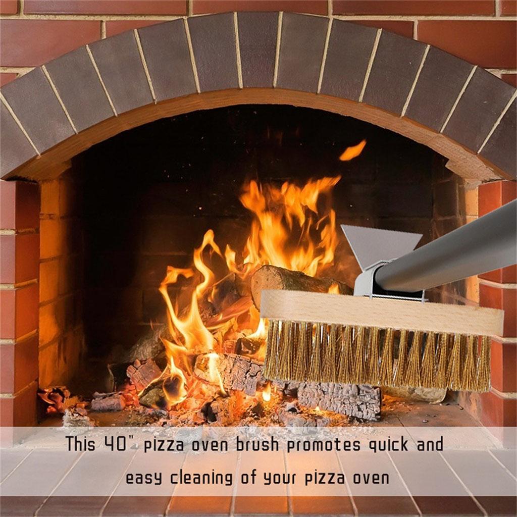 Pizza Oven Brush Household Oven Clean Brush, Easy to Clean, 40cm/80cm Optional