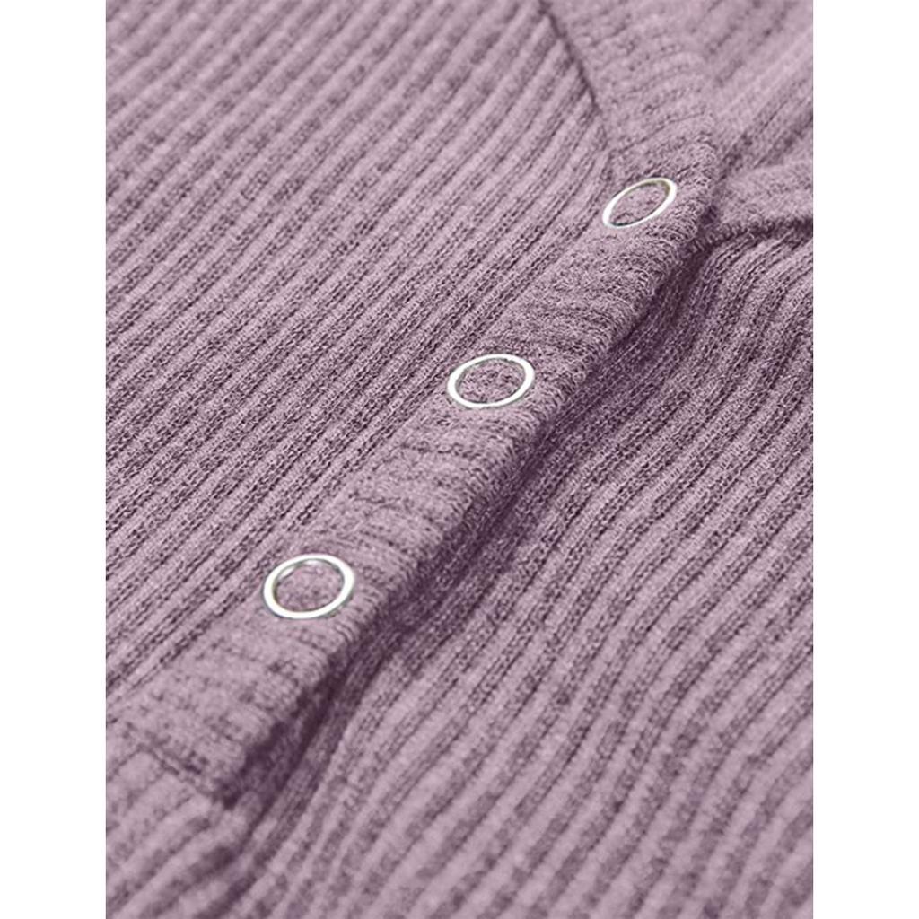 Summer New Solid Color V-neck Button Front Knit Tank Top, Women's Sleeveless Casual Top for European American