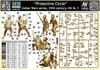 Master Box 1/35 Scale Indian Wars Defensive Circle, 4 Native American Soldiers, 18th Century, No. 1 Plastic Model, MB35209