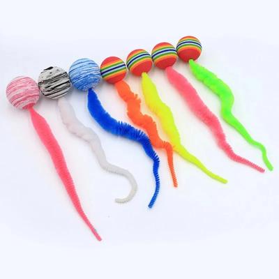 Cat Interactive Toy Tickle Cat Colorful Bouncing Ball Pet Supplies Puzzle Teasing Cat Hygiene Cat Grinding And Rolling Ball