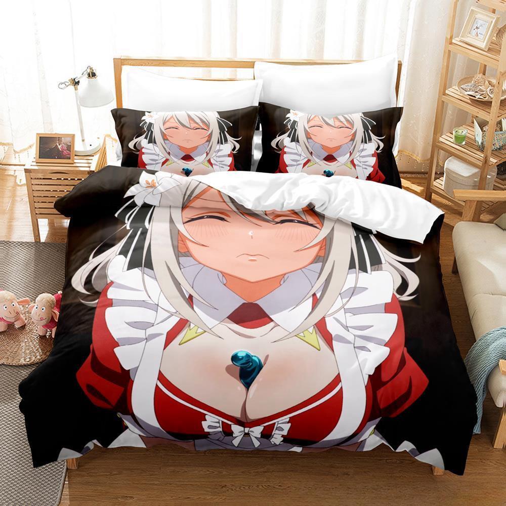 

Комплект постельного белья Spy Classroom Single Twin Full Queen King Size для взрослых и детей, комплект пододеяльников, комплект простыней с 3D-аниме EU Twin 135x200cm