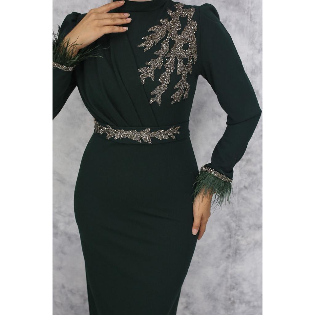 yk Hijab Evening Dress