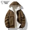 Men's Reversible Fleece Hooded Padded Jacket
