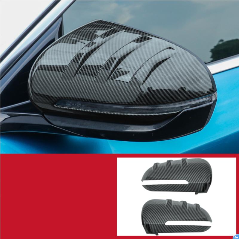 beautify Fit For BYD Atto 3 Yuan Plus 2022 2023 external car Side Rear View Mirror Cover Trim Accessories refit