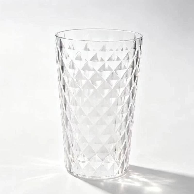 New Large Capacity Plactic Drop-Proof Cups Colorful Drinking Glasses Unbreakable Bar Juice Cup Coffee Tea Cup Toothbrush Cup