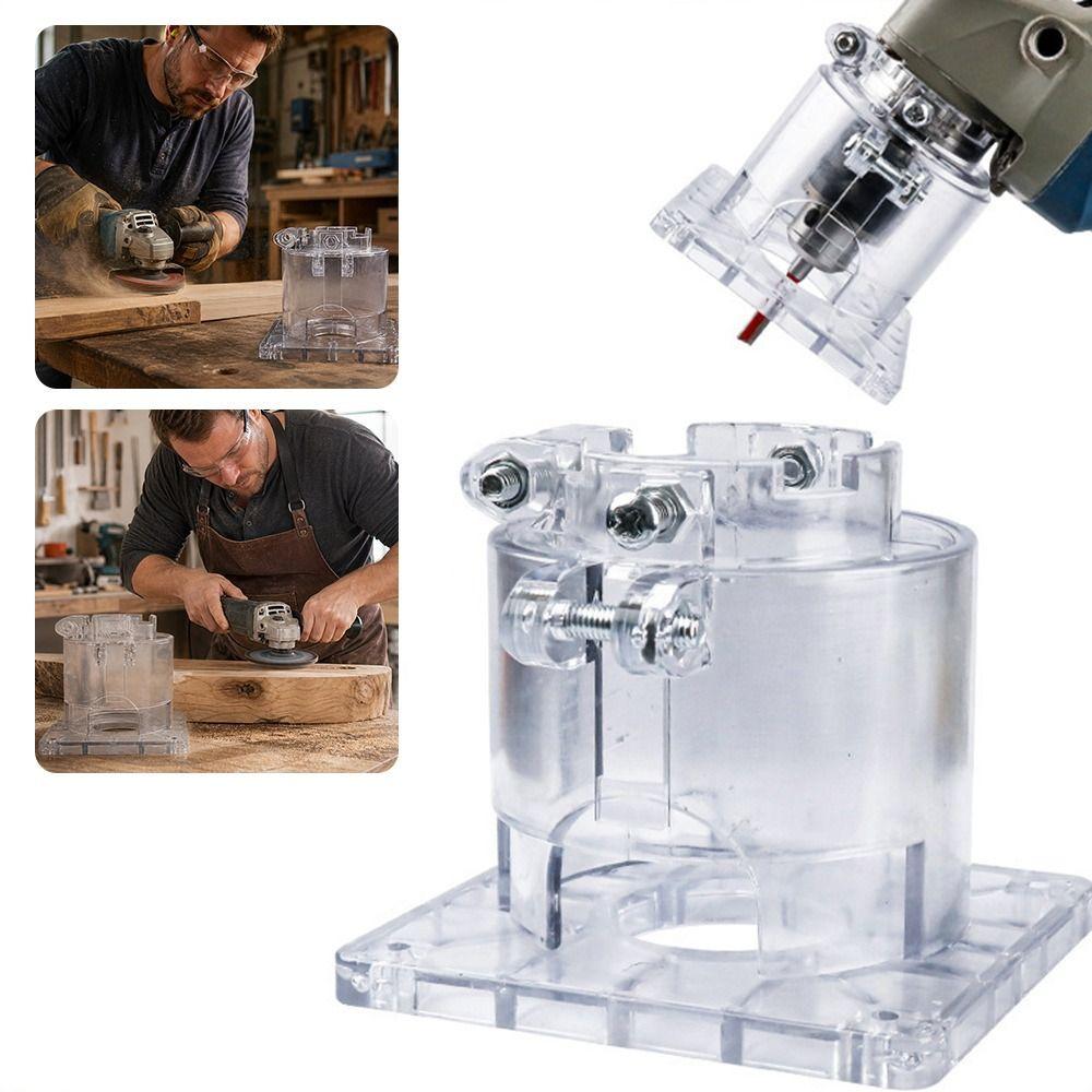 Transparent Angle Grinder Conversion Shell Adjustable Fixed Angle Grinder Base Adapter