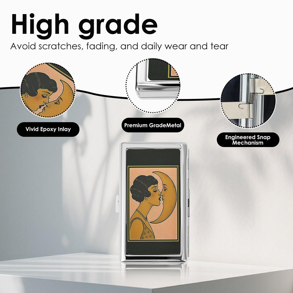 Metal Card Holder for Men Stainless Steel Ultra-thin Vintage Cash Bank Card Case Storage Mini Anti-theft Wallet