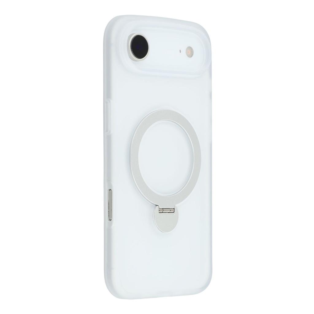 For iPhone 17 Air Case Rotating Kickstand TPU+PC Magnetic Phone Cover