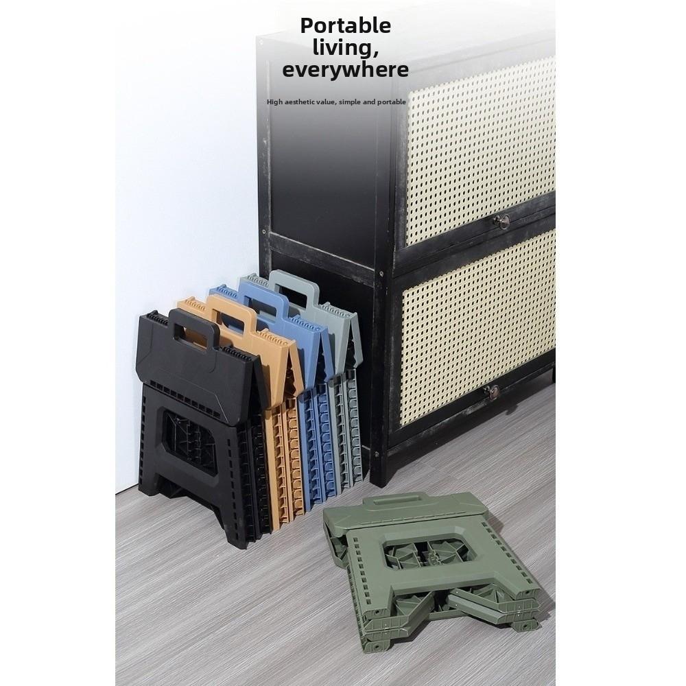 Thickened Step Chair Collapsible Camping Stool Lightweight Folding Stool Outdoor Use