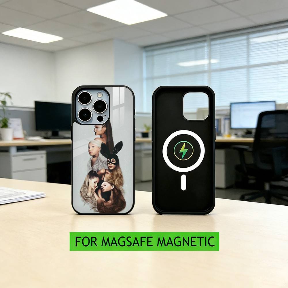 A-ariana G-grande Phone Case For iPhone17,16,15,14,13,12,11 Plus,Pro Magnetic with Magsafe Wireless Charging