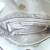 Michael Kors Shoulder Bag leather Handbag Calfskin white Women Used