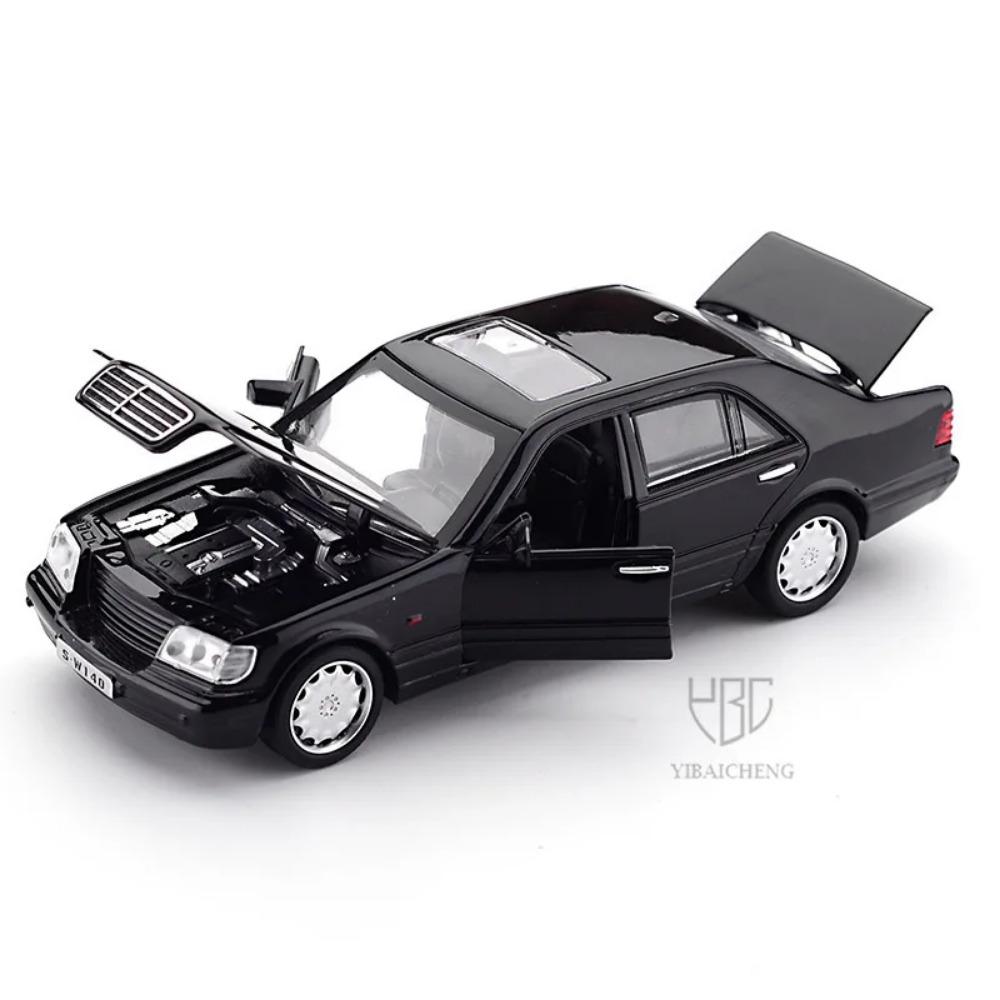 1/32 S-W140 Alloy Model Car Children's Toys With Sound Light Pull-back Function High Simulation Alloy Vehicle Model For Boy Gift