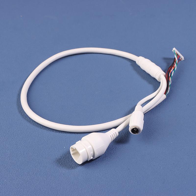 12Pin 8/10Core Poe Network Port Dc Female Power Wire Connector Cable For Ip Dome Camera Monitoring Ip Cable